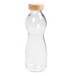 Gourde en verre bouchon bois 50 ml
