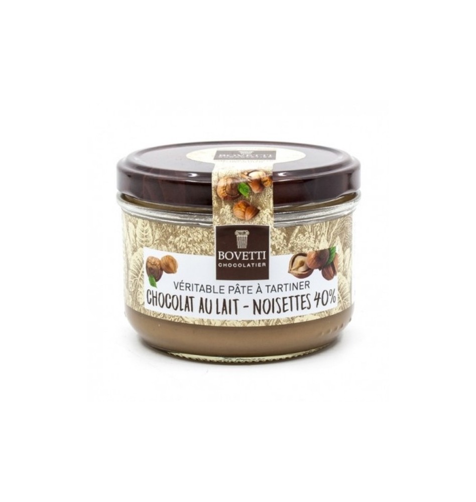 Pâte à Tartiner chocolat au lait et noisettes 40% 200gr