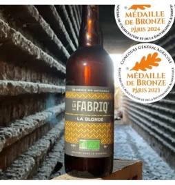 BIERE LA FABRIQ BLONDE BIO 75 CL