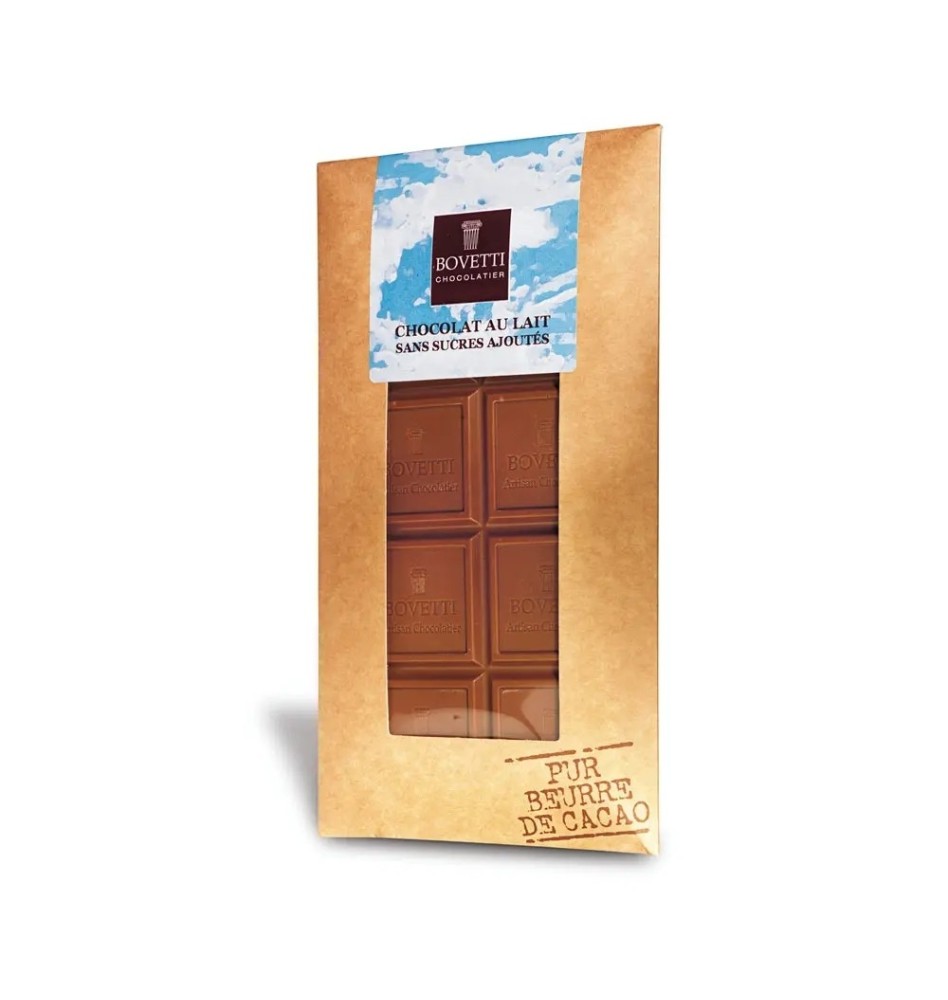 Tablette Chocolat au Lait 33% Sans Sucres Ajoutés 100GR